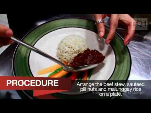How to make Beef stew with pili nuts How to make Beef stew with pili nuts