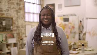 Inspiration at Work: Artist Lanecia Gets Down to Business