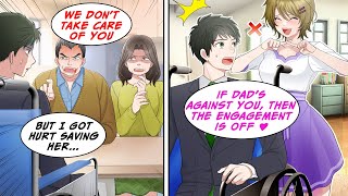 [Manga Dub] I Saved My Fiancée in a Car Accident, but Her Dad Opposed It—Then She Left Me…