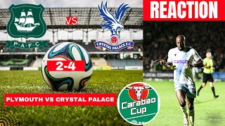 Plymouth vs Crystal Palace 2-4 Live Carabao Cup EFL Football Match Score YouTube Sport Highlights