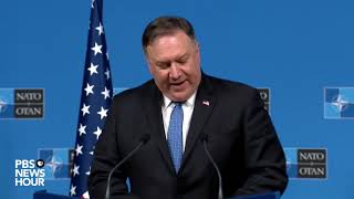 Pompeo says U.S. will suspend arms pact over Russia's 'cheating'