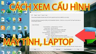 Cách kiểm tra cấu hình máy tính, Laptop | kiểm tra cấu hình PC