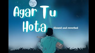 (lyrics)Agar Tu Hota - Baaghi || Ankit Tiwari || slowed and reverbed || Lit Jazz