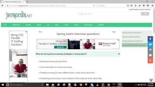 What are the typical processing strategies in spring batch? | javapedia.net