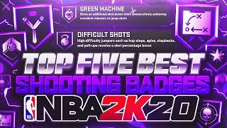 BEST SHOOTING BADGES FOR ALL BUILDS! NBA 2K20