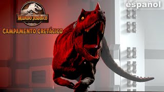 Escapando del Ceratosaurus con dinosaurios bebés | JURASSIC WORLD CAMPAMENTO CRETÁCICO