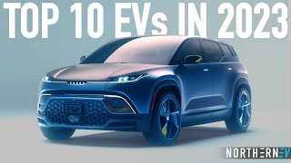 Top 10 All NEW Electric Vehicles in 2023