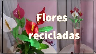 Flores de sacola plástica- Faça você mesmo