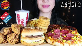 EN POPÜLER FAST FOODLAR ASMR | Burger King, Dominos Pizza, Çıtır Tavuk, Soğan Ha