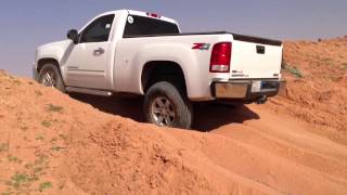 تجربة دفلوك جمس سييرا ٢٠١٢ gmc sierra difflock offroad