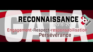 GALA Reconnaissance 2019-20 de l'école secondaire Le boisé