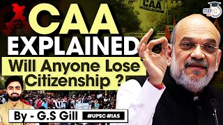 Citizenship Amendment Act (CAA) Explained | MHA Amit Shah | UPSC GS2