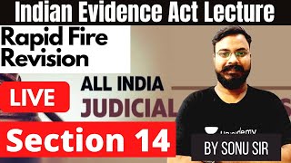 Indian Evidence Act 1872 Lecture Series | Section 14 Of Indian Evidence Act | Detailed Explanation