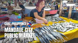 🇵🇭 [4K] Morning Walk at Mandaue City Public Market | Walking Tour | Public Market in the Philippines