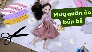 May Quần Áo Búp Bê Tập 001 - Thời Trang Búp Bê Bjd 30cm Công Sở Tiểu Thư - Lem Lem Doll House