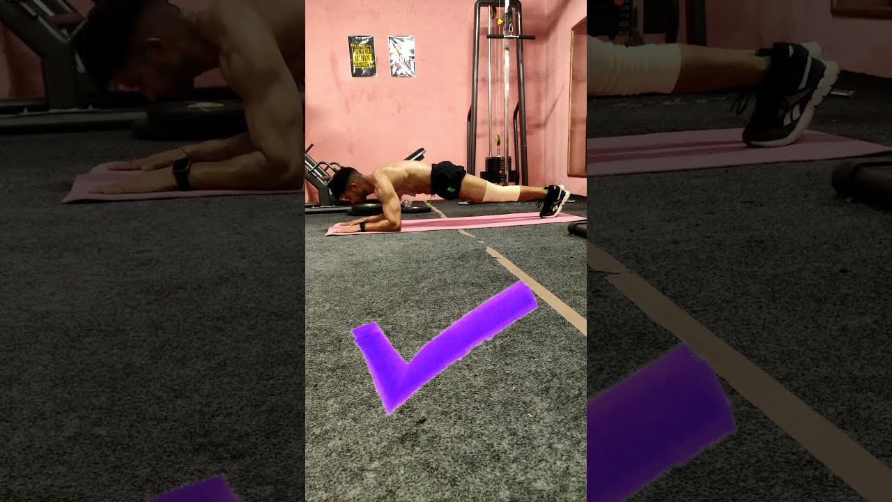 how to fix plank correct form of plank #shorts #motivation #plank