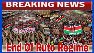 Total shutdown Nairobi CBD as Gen Z's and Senator Okiya protests against Ruto regime