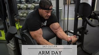 Jay Cutler Blasting Arms