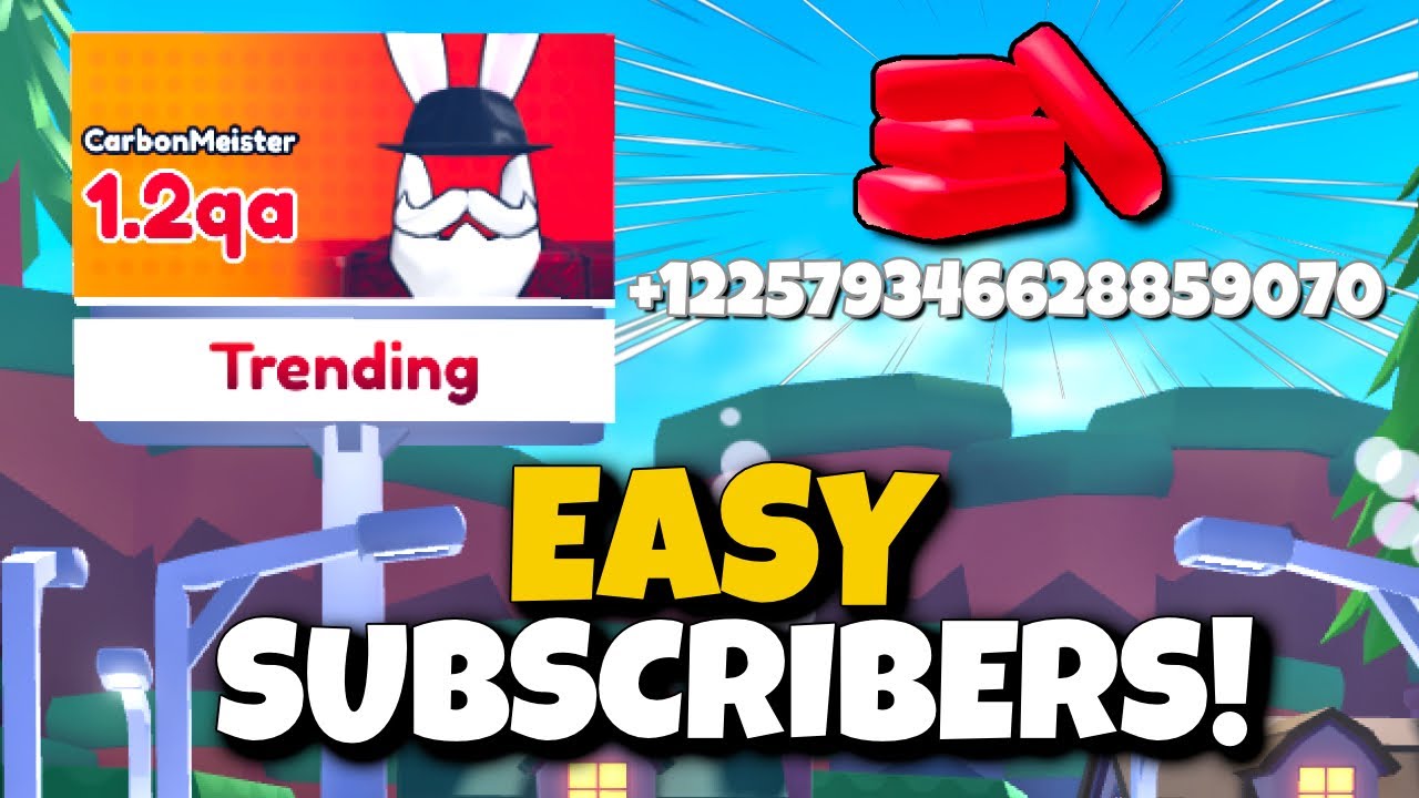 The BEST Way To Get A Ton Of SUBSCRIBERS EASY! YouTube Life Roblox ...