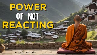 Power Of Not Reacting - How To Control Your Emotions | Zen Story