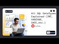 Day 5/365 | All SQL Data Types Explained (INT, VARCHAR, DATE, etc.) | English