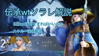 【黒い砂漠　伝承wt】伝承ウィッチソラレ解説　BDO Succession Witch PvP Arena of Solare