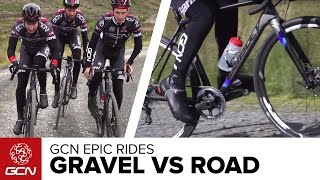 Gravel Bike vs Road Bike - What's The Difference? GCN's Epic Gravel Ride