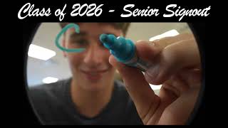 BHSN Class of 2026 Senior Signout TV loop