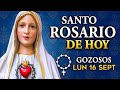 ROSARIO de HOY lunes 16 de septiembre 2024 | Misterios Gozosos del Santo Rosario