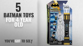 Top 10 Batman Toys For 4 Year Old [2018]: Licensed Batman Project-A-Lite Flashlights by GetSet2Save