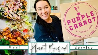 My First Time Using Purple Carrot! | My Review & Recipes of the Week!