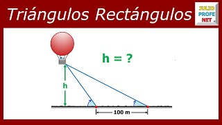 Problema 2 de TRIGONOMETRÍA EN TRIÁNGULOS RECTÁNGULOS