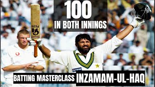 Batting Masterclass Inzamam ul Haq | Hundred in Both Innings vs Ashes Winner | Pakistan vs England