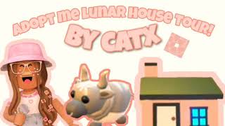 *NEW* Fully decorated LUNAR house | Catx plays adopt me!