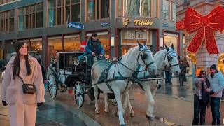 Vienna Christmas Walking Tour 4K HDR with 3D SOUND — Vienna Christmas Markets and Lights 2024