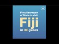 U.S. and Fiji Working Together for a Free and Open Indo-Pacific