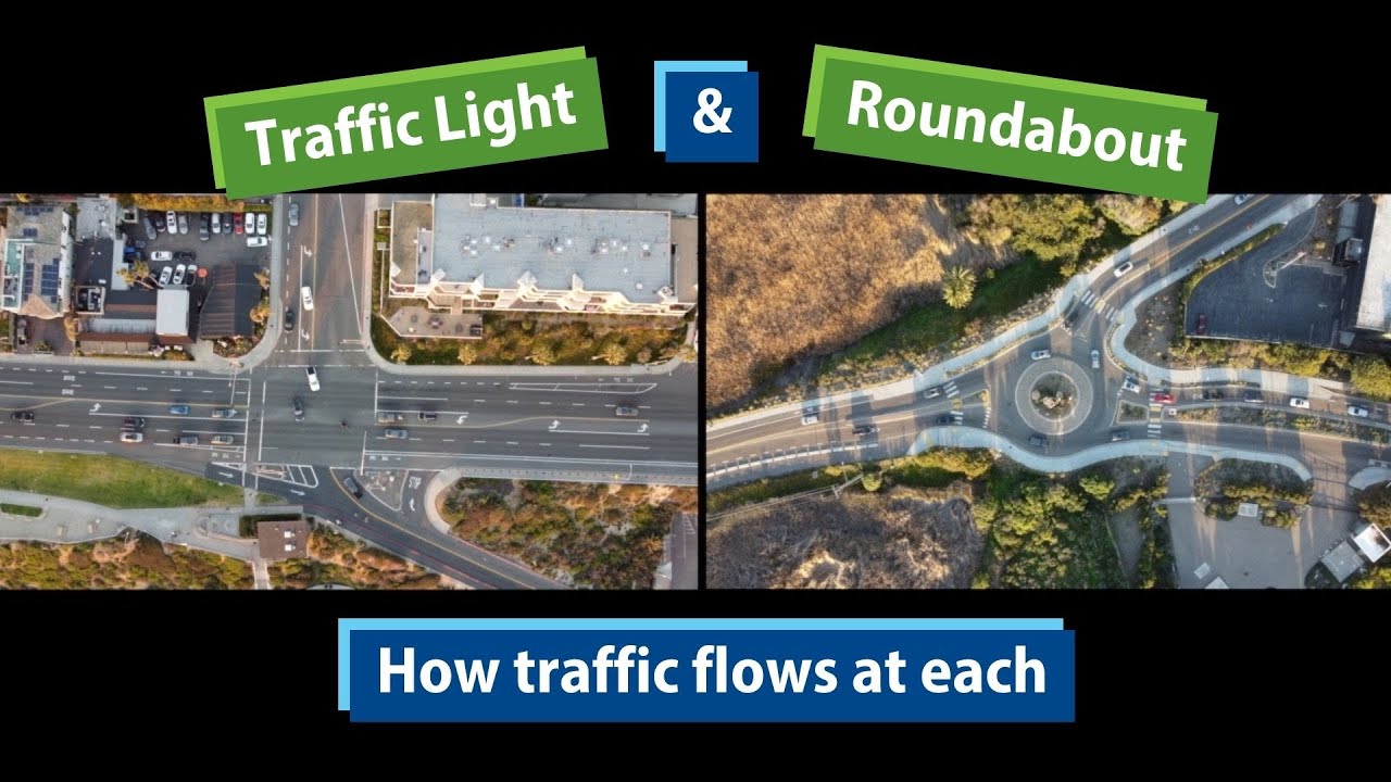 Traffic Light And Roundabout Safety And Efficiency Youtube