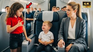 Der taube Sohn des Millionärs weinte im Flugzeug–bis ein kleines Mädchen mit Gebärdensprache sprach
