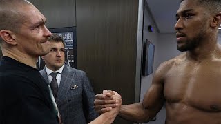 BEFORE and AFTER Anthony Joshua