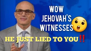 (UNBELIEVABLE ‼️) GOVERNING BODY MEMBER LIED 😲 SEPTEMBER JW BROADCAST 🤥 JEHOVAH'S WITNESSES