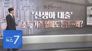 신생아대출 소득 기준 없앴지만…\