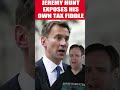 Jeremy Hunt Exposes His Own Tax Con #shorts