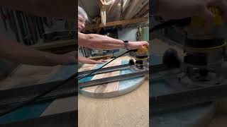 Flatten Epoxy River Table with Router