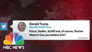 ‘Can You Believe This?’ President Donald Trump Reacts To Impeachment Inquiry | NBC News
