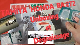 Tamiya Honda RA 272 1/20 Dégraissage Tuto maquette et Conseils Fr \u0026 Quick Unboxing !