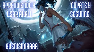 JUGANDO AKALI HASTA APRENDERLA A USAR BIEN #leagueoflegends  #lol #leagueclips #elgoti