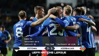 Estonia vs Azerbaijan 3-1 Highlights | Eesti - Aserbaidžaan 3-1 Tipphetked | Nations League 2024