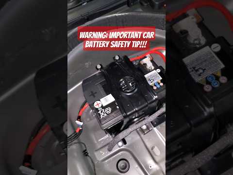 Important safety tip for car batteries Gas ventilation | AnthonyJ350 #CarBattery #12Volt #Electric