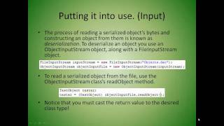 12-3 Object Serialization - Josh