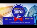 Sunday Service | 7th Feb 2021 | GAHM [ Live ]